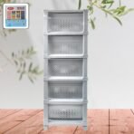 Multi-Purpose Anti-Slip 5 Layer Modular Drawer Storage System - Image 2