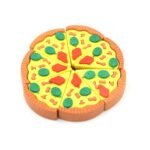 3D Pizza Slice Erasers ?Fun Colorful Stationery for Kids & Adults
