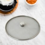 Stainless Steel Mesh Net Cover for Cooking 1 Pc Splatter Screen for Frying, Grilling Steaming - Image 2