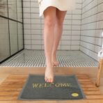 Welcome Door Mat for Home Entrance Outdoor Mat Anti Slip Heavy Duty and Waterproof | Easy to Clean for Entry For Bedroom, Living Room (23x15 Inch) - Image 3