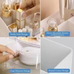Multi-Functional Plastic Vanity Storage Box ?Organizer for Makeup, Toiletries & Desk Essentials - Image 3