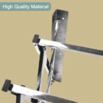 Stainless Steel Wall-Mounted Folding Clothes Drying Rack ?Space-Saving & Durable, Stylish for Indoor & Outdoor Use - Image 4