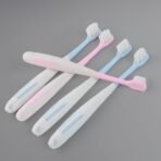 Multipurpose Travel-Friendly Toothbrush Holder with Soft Bristle Toothbrushes Compact Case for Convenient Storage Travel - Image 3