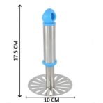 Stainless Steel Potato Masher with Soft Grip Handle Comfortable, Durable, and Efficient for Mashed Potatoes Ideal Kitchen Tool, Pack of 1 - Image 3