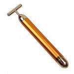 Energy Face Massager Gold-Plated Tool for Improved Circulation, Skin Rejuvenation, and Stress Relief