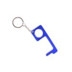 Metal Key Shape Keychain & Door Opener Tool (1 Pc) | No-Touch Hand Tool | Non-Contact Safety Key for Door Handles & Buttons