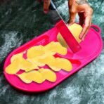 Kitchen Plastic Chopping Board with Tray Convenient Cutting Surface and Tray for Easy Food Prep and Cleanup - Image 3