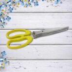 Multifunction Vegetable Stainless Steel Herbs Scissor with s (1 Pc) - Image 2