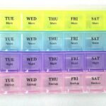 Pill Organizer (4 pcs): Compact, Travel-Friendly Set for Easy Access to Your Daily Pills and Supplements