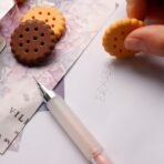 6 Pcs Novelty Biscuit Eraser Set | Fun Food Shape Stationery | Creative School Rubber Erasers for Kids, Party Favors, & Christmas Birthday Gifts - Image 4