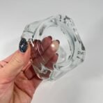 Glass Brunswick Cigar & Cigarette Ashtray ?Round Tabletop Design for Home, Office & Outdoor Decor