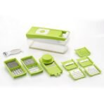House of Sensation Snowpearl 14-in-1 Quick Dicer ? Multi-Function Kitchen Tool for Fast, Precise Food Prep