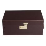 Presents Premium Portable Bar Set with Travel Case ?11-Piece Cocktail Shaker Set with Glasses, Tools & Lock ?Travel Mini Bar Kit for Home,Parties & Gifting ?Brown Leather Finish - Image 5