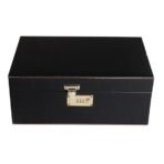 Presents Premium Portable Bar Set with Travel Case ?11-Piece Cocktail Shaker Set with Glasses, Tools & Lock ?Travel Mini Bar Kit for Home,Parties & Gifting ?Black Leather Finish - Image 3