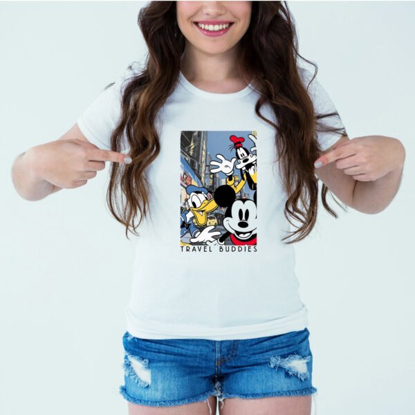 Designer Printed T-Shirt :: Design type - Travel Buddies - Cloth type : Cotton