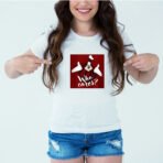 Designer Printed T-Shirt :: Design type - Who Cares - Cloth type : DOT-KNIT
