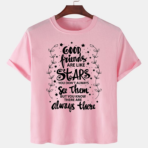 Pink Unisex Cotton Premium Quality Designer Printed T-Shirt