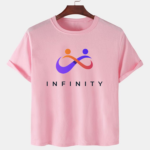 Pink Unisex Cotton Premium Quality Designer Printed T-Shirt