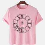 Pink Unisex Polyster Premium Quality Designer Printed T-Shirt