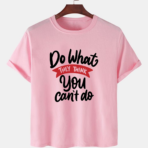 Pink Unisex Polyster Premium Quality Designer Printed T-Shirt