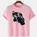 Pink Unisex Polyster Premium Quality Designer Printed T-Shirt