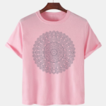 Pink Unisex Cotton Premium Quality Designer Printed T-Shirt