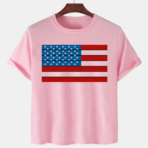 Pink Unisex Cotton Premium Quality Designer Printed T-Shirt