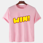 Pink Unisex Polyster Premium Quality Designer Printed T-Shirt