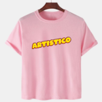 Pink Unisex Cotton Premium Quality Designer Printed T-Shirt