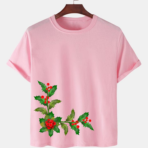 Pink Unisex Cotton Premium Quality Designer Printed T-Shirt