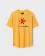 Yellow Unisex Cotton Regular Fit Printed Round Neck T-Shirt