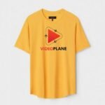 Yellow Unisex Cotton Regular Fit Printed Round Neck T-Shirt