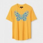 Yellow Unisex Polyster Regular Fit Printed Round Neck T-Shirt