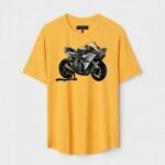 Yellow Unisex Polyster Regular Fit Printed Round Neck T-Shirt