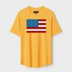 Yellow Unisex Polyster Regular Fit Printed Round Neck T-Shirt