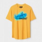 Yellow Unisex Polyster Regular Fit Printed Round Neck T-Shirt