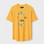 Yellow Unisex Polyster Regular Fit Printed Round Neck T-Shirt