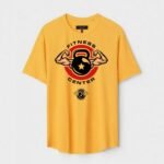 Yellow Unisex Polyster Regular Fit Printed Round Neck T-Shirt