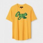 Yellow Unisex Cotton Regular Fit Printed Round Neck T-Shirt