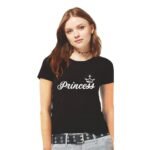 Cotton Regular Fit Printed Round Neck T-Shirt For Women