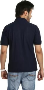 One-H Men's Polo Neck Half Sleeve Casual Tshirt Combo of Dark Blue, Maroon, Grey colors (Pack of 3) - Image 3